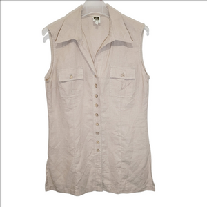 Tilley Endurables Sleeveless Hemp Blended  Tunic Size Mediun